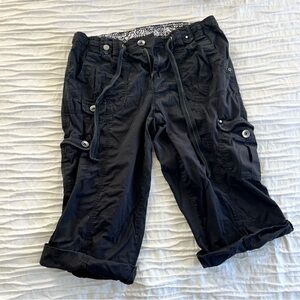 Black Cargo Shorts